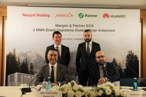 Margün Enerji ve Partner EGS, 2 MWh'lık kapasite sunan enerji depolama anlaşması imzaladı