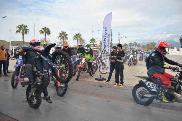 Türkiye Enduro Şampiyonası finali, Fethiye'de 'Magazin Startı' ile başladı