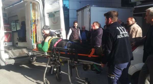 Bafra'da iş kazası: 1 yaralı 