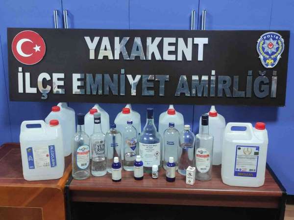 Kaçak alkol ele geçirildi: 2 gözaltı