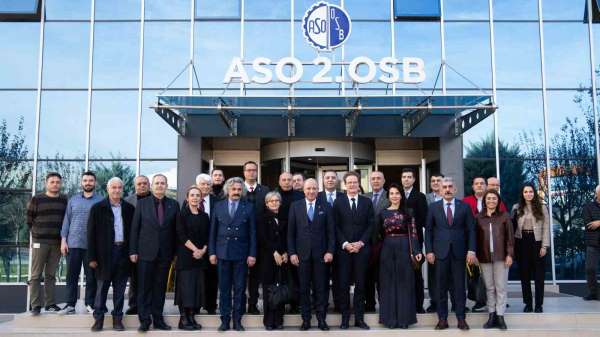 AB Türkiye Delegasyonu Başkanı Meyer-Landrut, 'Pilot Yeşil OSB' seçilen ASO 2 OSB'yi ziyaret etti