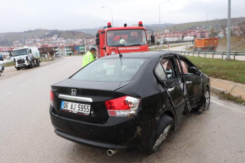 Samsun'da trafik kazası: 3 yaralı