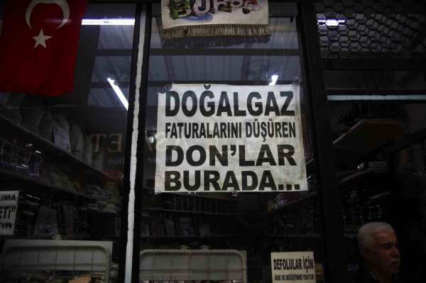 Bursa'da doğalgaz faturasını düşüren donlara büyük ilgi