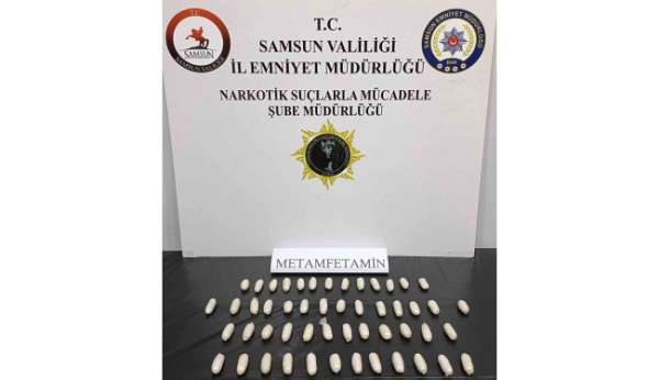 Samsun'da yakalanan şüphelinin mide ve bağırsaklarından 51 kapsül uyuşturucu çıktı