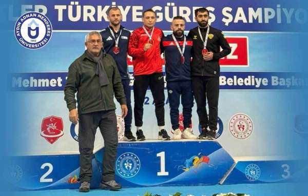 ADÜ'lü güreşçi Türkiye şampiyonu oldu