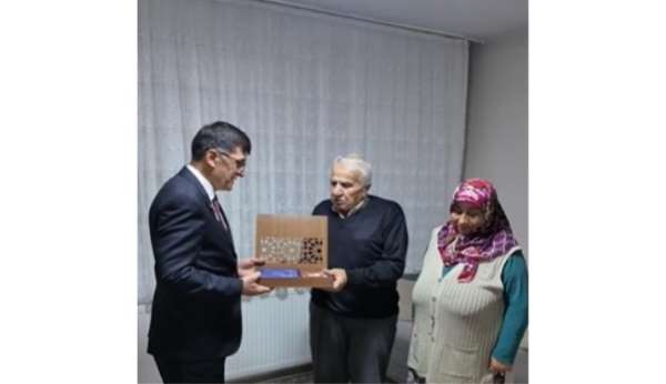 Başkan Eyüp Kahveci'den şehit polis Alaattin Özdemir'in ailesine ziyaret