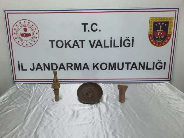 Tokat'ta jandarmadan tarihi miras operasyonu