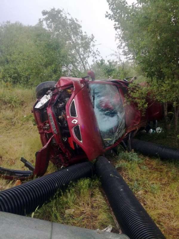 Bayram tatiline giden işçiler kaza yaptı: 5 yaralı 