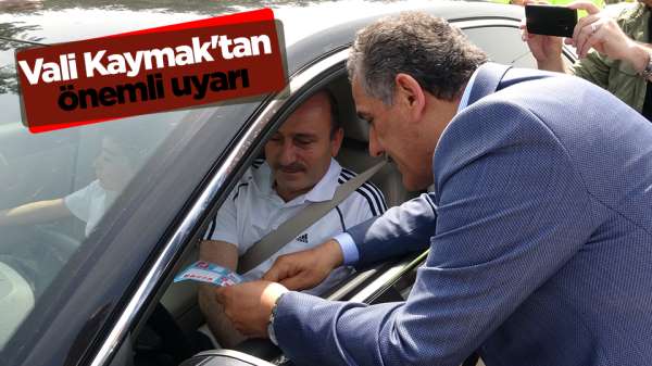 Samsun Valisi Osman Kaymak'tan önemli uyarı