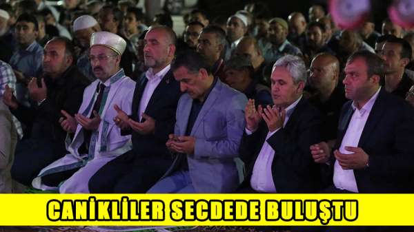 Samsun'un Canik İlçesi secdede buluştu