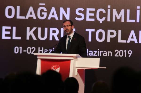 Bakan Kasapoğlu: 'Finansal fair play şartlarına hakim olmalıyız'