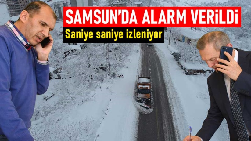 Samsun'da saniye saniye izleniyor
