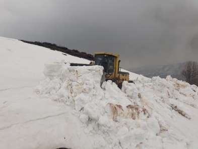 Karlıova'da çığ, Yedisu'da karla mücadele 