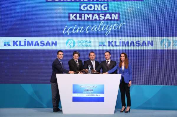 Borsa İstanbul'da gong 'Klimasan' için çaldı 