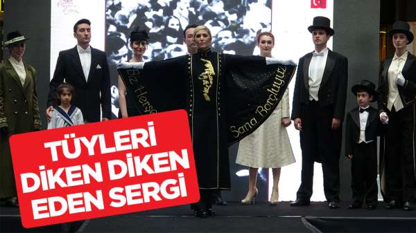 Samsun'da mankenler Atatürk'ün giysilerini sergiledi