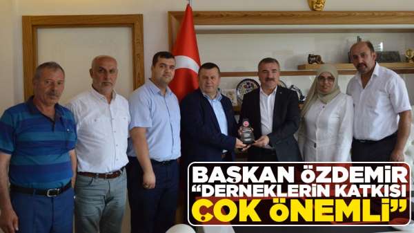 Başkan Özdemir'den dernekler hakkında açıklamalarda bulundu