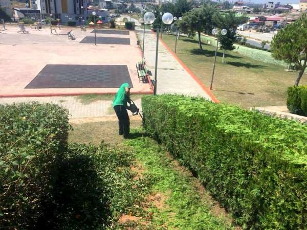 Toroslar'da çevre düzenlemesi çalışmaları sürüyor