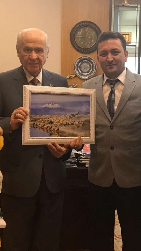 Develispor Başkanı Ali Kabak, Devlet Bahçeli'yi Ziyaret Etti 