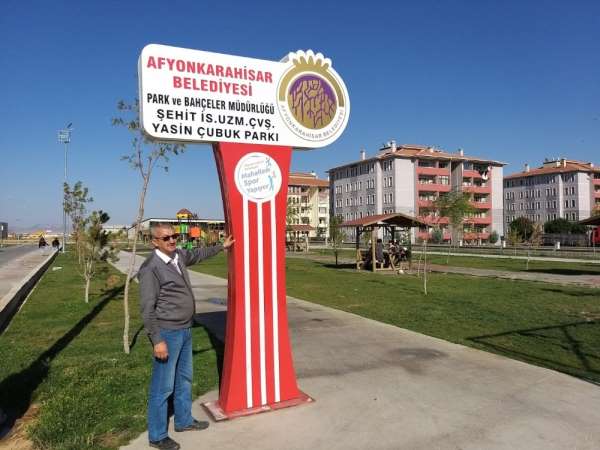 Şehit Yasin Çubuk'un adı Afyonkarahisar'da bir parka verildi 