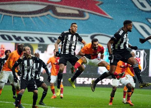 Süper Lig: Beşiktaş: 2 - Galatasaray: 0 (Maç sonucu) 