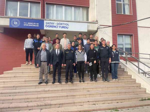Dörtyol İlçe Emniyet Müdürü Kalkan'dan üniversite öğrencilerine bilgilendirme