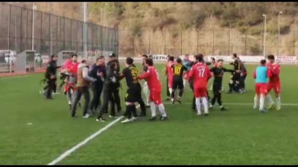 Sinop Erfelek'te oynanan maçın ardından olay çıktı 