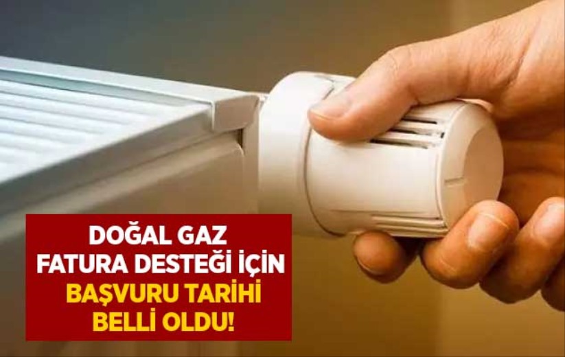 Doğal gaz fatura desteği için başvuru tarihi belli oldu!