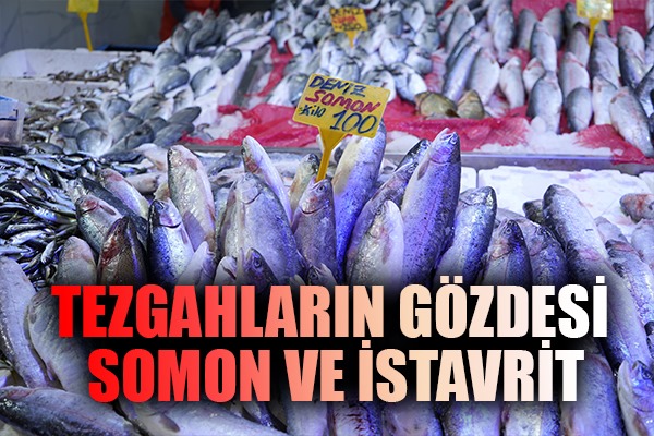 Tezgahların gözdesi somon ve istavrit