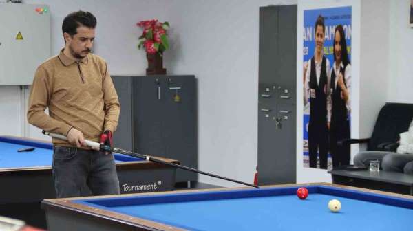 Elazığ'da bilardo turnuvası düzenlendi