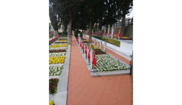 İzmit Namazgah Şehitliği, 18 Mart'a hazırlandı