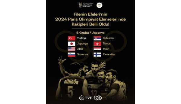 A Milli Erkek Voleybol Takımı, 2024 Paris Olimpiyat Elemeleri'nde B Grubu'nda Japonya, ABD, Slovenya, Sırbista - İstanbul haber