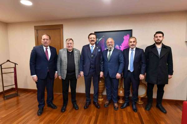 ETSO Başkanı Alan, TOBB Başkanı Hisarcıklıoğlu ile bir araya geldi - Elazığ haber