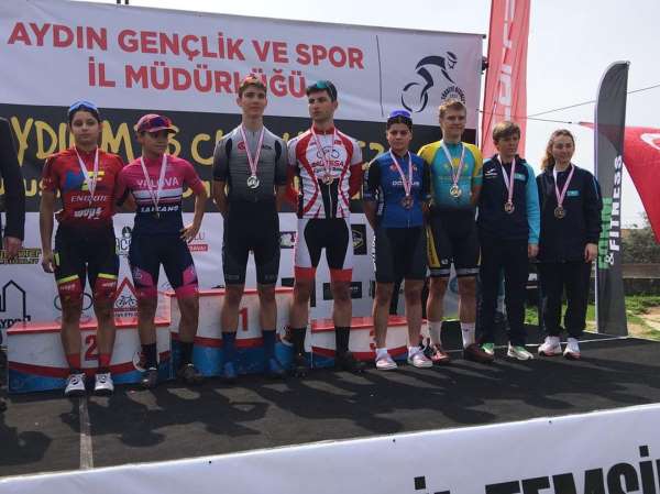 Aydın'da Uluslararası Dağ Bisikleti Yarışı yapıldı
