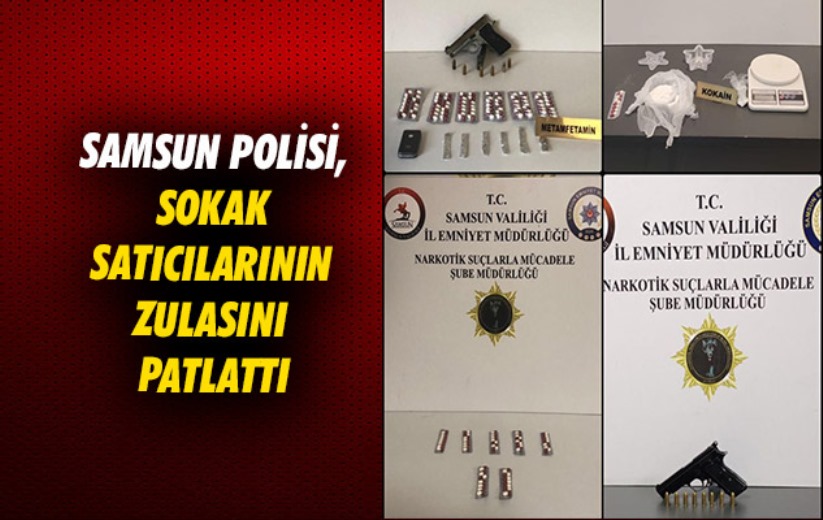 Samsun Polisi, sokak satıcılarının zulasını patlattı