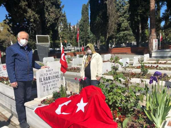 28 yıl sonra şehit oğlunun kabrine gidemedi