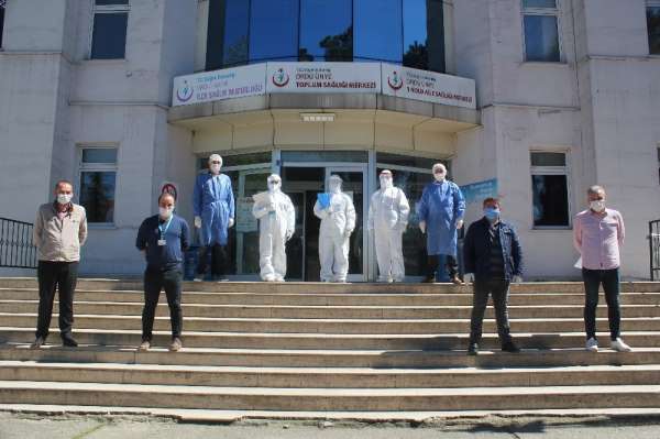 Sağlıkçılar canla başla çalışıyor