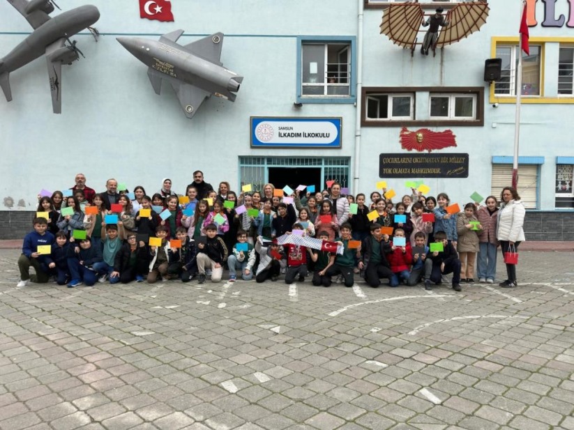 Samsun'dan UNICEF'e 55 mektupluk 'barış' çağrısı