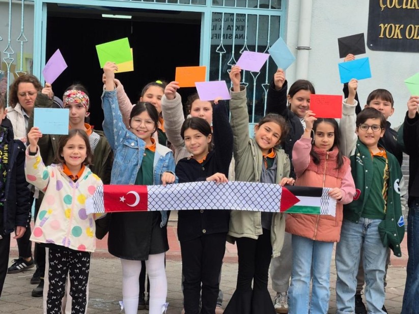 Samsun'dan UNICEF'e 55 mektupluk 'barış' çağrısı