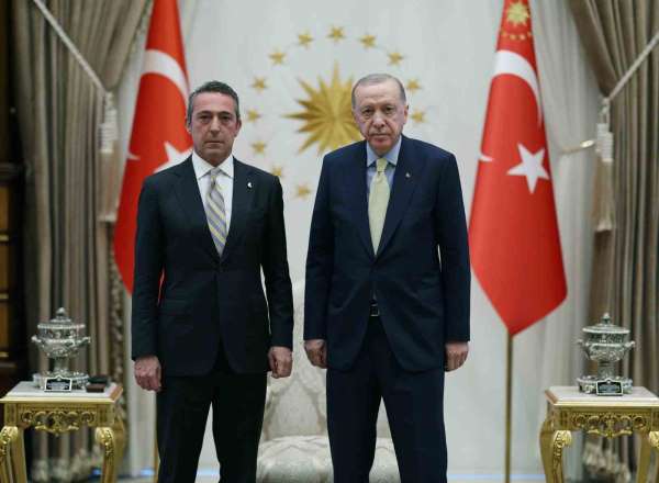 Cumhurbaşkanı Erdoğan, Fenerbahçe Spor Kulübü Başkanı Koç'u kabul etti