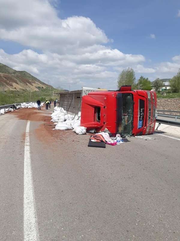 Bayburt'ta trafik kazası: 1 yaralı 