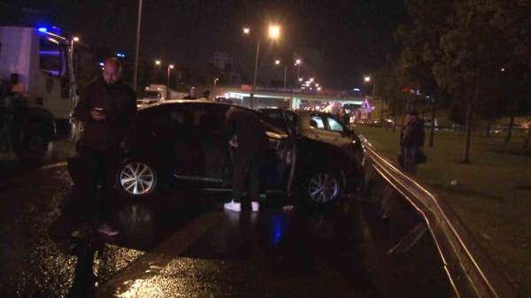 Maltepe'de 12 aracın karıştığı zincirleme kaza: 3 yaralı