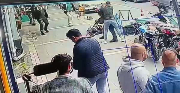 Tokat'ta keserli saldırı kameraya yansıdı