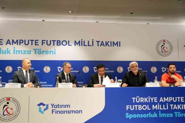 Yatırım Finansman, Ampute Futbol Milli Takımı'na sponsor oldu