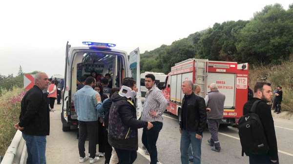 Bursa'da feci kaza: Kazayı bırakıp birbirlerine girdiler