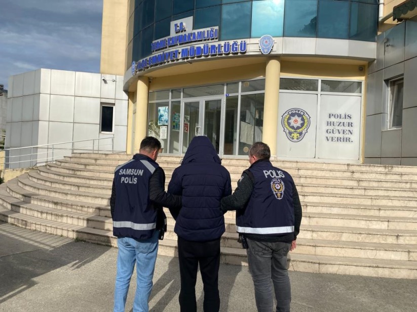 Samsun'da uyuşturucu ticareti suçundan 13 yıl 9 ay hapis cezası bulunan şahıs yakalandı
