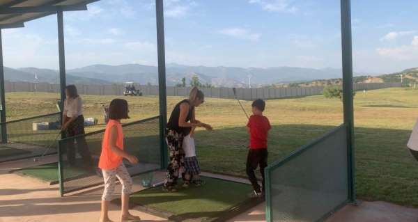 Huzur şehri Tunceli'de golf heyecanı başladı 