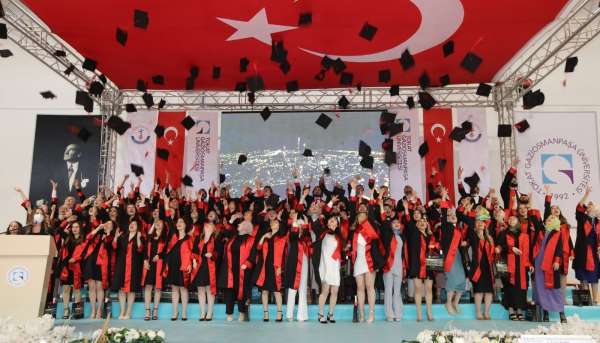 Tokat'ta pandemiden sonra ilk mezuniyet töreni