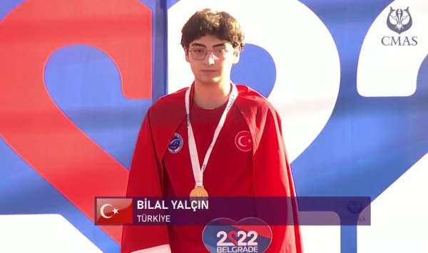 Bilal Yalçın su altı dünya şampiyonu oldu - Balıkesir haber