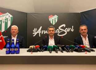 Bursaspor'da Tahsin Tam ve İsmail Ertekin basın toplantısı düzenledi