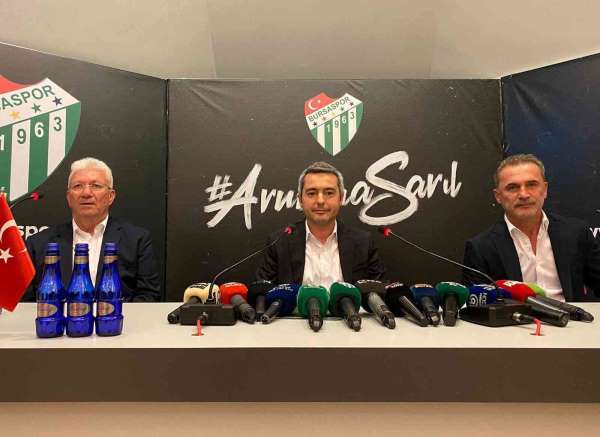 Bursaspor'da Tahsin Tam ve İsmail Ertekin basın toplantısı düzenledi - Bursa haber